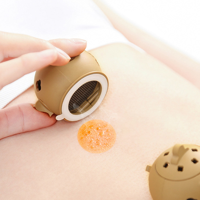 Herbal Wellness Massage - 휴대용 미니 뜸봉 – 부항, 전신