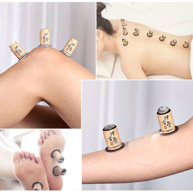 쑥이 포함된 30개입 뜸쑥 튜브 – 복부, 허리, 전신 - Herbal Wellness Massage 리뷰 및 가격