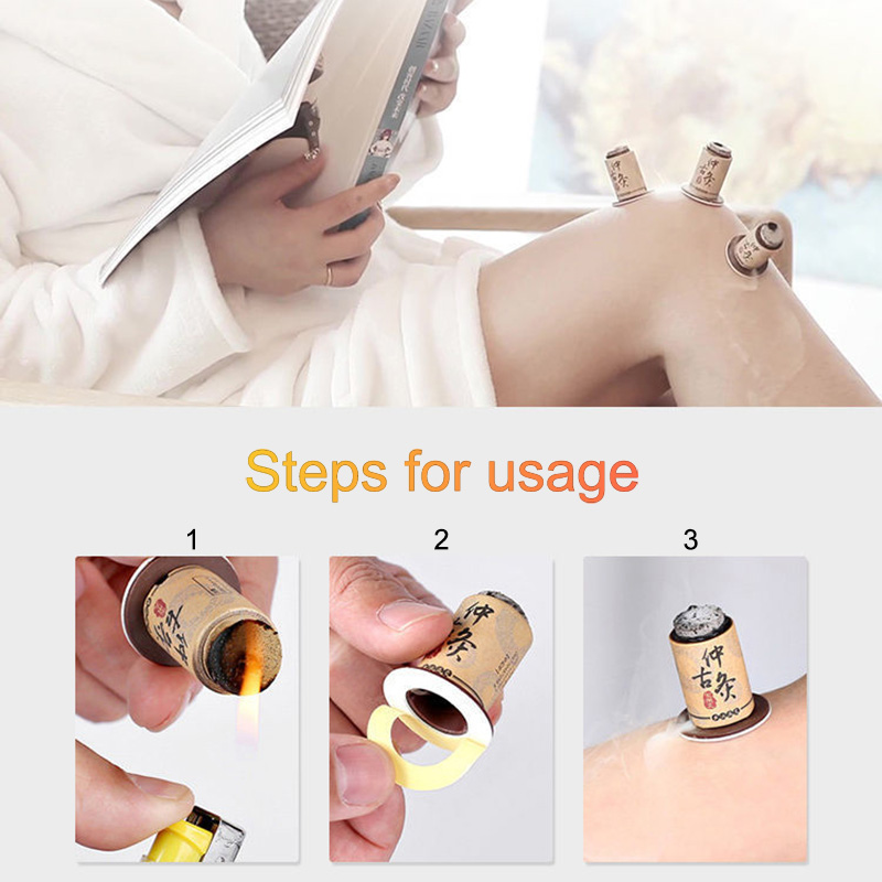 쑥이 포함된 30개입 뜸쑥 튜브 – 복부, 허리, 전신 - Herbal Wellness Massage 리뷰 및 가격