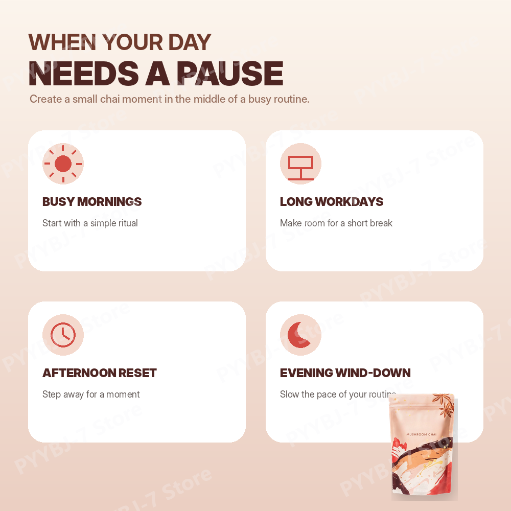 버섯 차이 허브티 아유르베딕 향신료 블렌드 (동충하초  - Ayurvedic & Herbal Wellness Kits 리뷰 및 가격