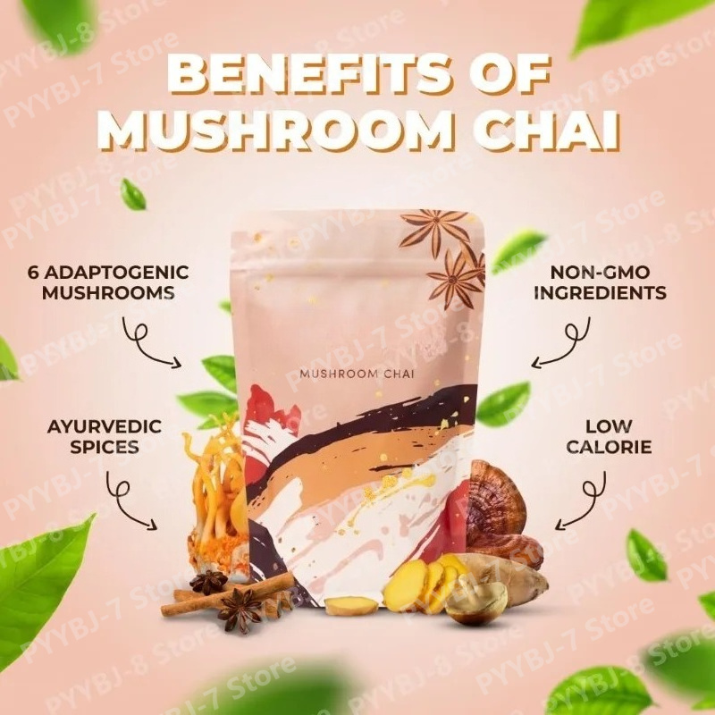 버섯 차이 허브티 아유르베딕 향신료 블렌드 (동충하초  - Ayurvedic & Herbal Wellness Kits 리뷰 및 가격